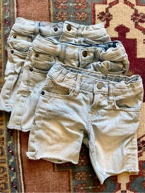 Light Wash Kids Denim Shorts - Pack of 3